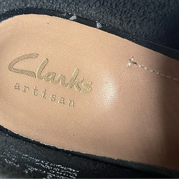 Clarks Artisan Women’s Glick Resseta Oxford Black Nubuck Size 9 - Picture 13 of 13